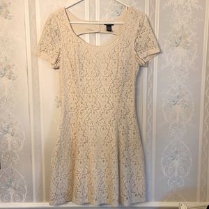 Rue 21 Cream lace dress